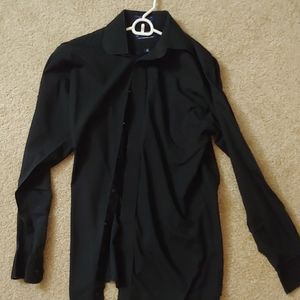 Stafford Black Dress Shirt